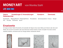 Tablet Screenshot of moneyart.at